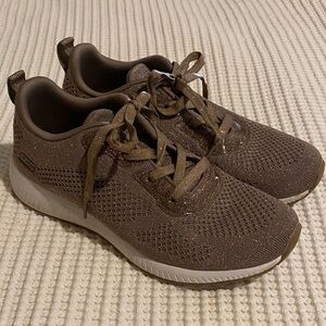 Skechers Bobs Memory Foam Glitz Maker Tennis Shoes